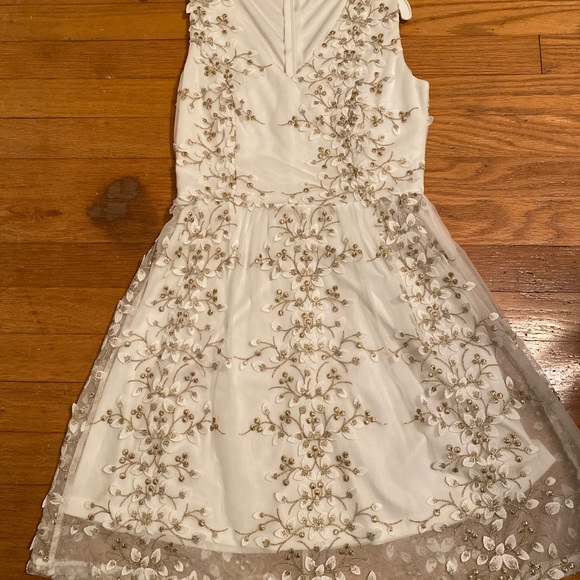 Altard State gold and white dress - Picture 2 of 3